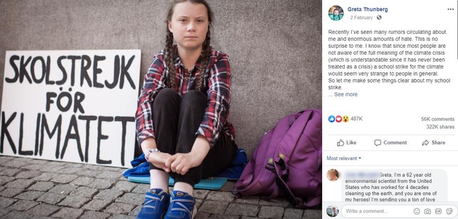 Trước khi gây bão với bài phát biểu quát thẳng mặt các nhà lãnh đạo, Greta Thunberg từng đáp trả tin đồn và chỉ trích đanh thép thế này đây - Ảnh 1.