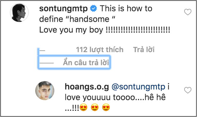 L&acirc;u lắm mới tương t&aacute;c tr&ecirc;n mạng x&atilde; hội, anh em Sơn T&ugrave;ng khiến netizen dậy s&oacute;ng v&igrave; thả th&iacute;nh qu&aacute; t&igrave;nh - Ảnh 2.