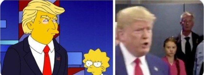 Giật mình nhận ra cái lườm của Greta Thunberg dành cho TT Donald Trump từng được xi nhan ở The Simpsons? - Ảnh 8.