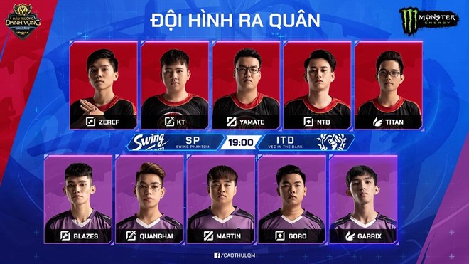 Đánh mất chính mình, Swing Phantom nối gót Mocha ZD Esports ngồi nhà xem vòng Chung kết Đấu Trường Danh Vọng - Ảnh 1.