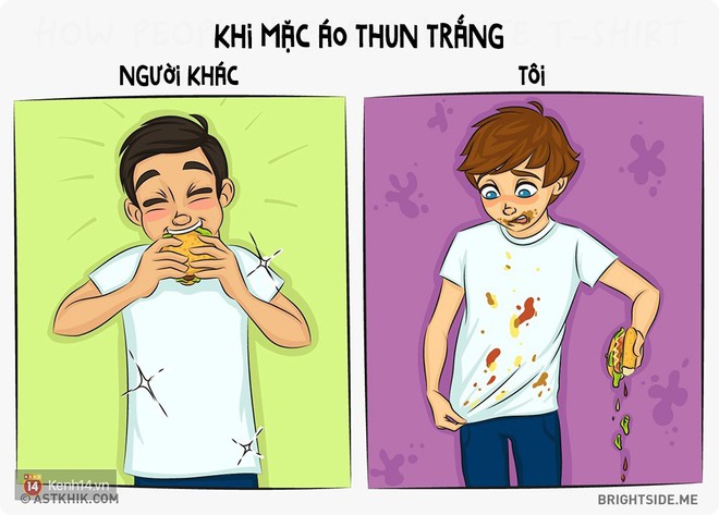 Bộ tranh: Những t&igrave;nh huống t&agrave;n khốc chứng minh v&igrave; sao t&ocirc;i v&agrave; người ta lu&ocirc;n kh&aacute;c nhau một trời một vực - Ảnh 5.