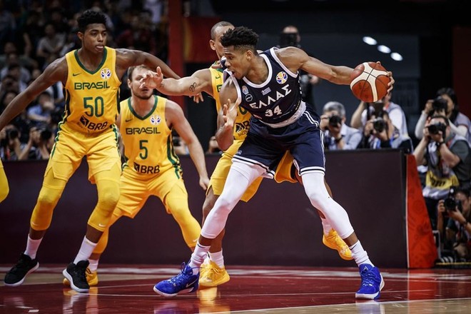 Gục ngã trước Brazil, Hy Lạp đứng trước nguy cơ về nước sớm tại FIBA World Cup - Ảnh 2.