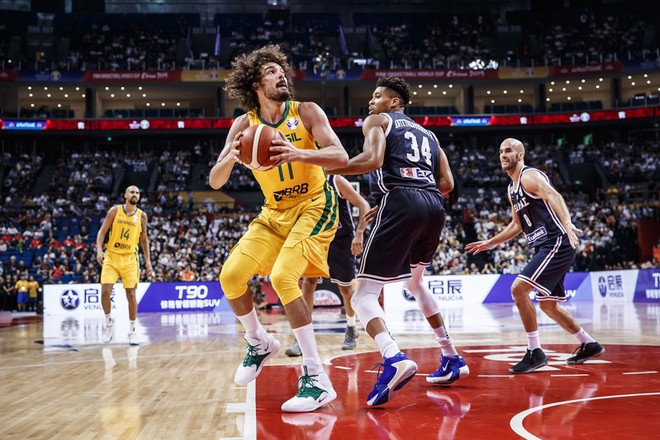 Gục ngã trước Brazil, Hy Lạp đứng trước nguy cơ về nước sớm tại FIBA World Cup - Ảnh 3.