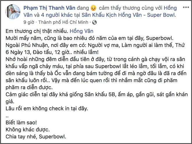 MC Đại Nghĩa, Ốc Thanh Vân cùng nhiều nghệ sĩ nghẹn ngào khi NSND Hồng Vân phải đóng cửa sân khấu kịch vì thua lỗ  - Ảnh 2.