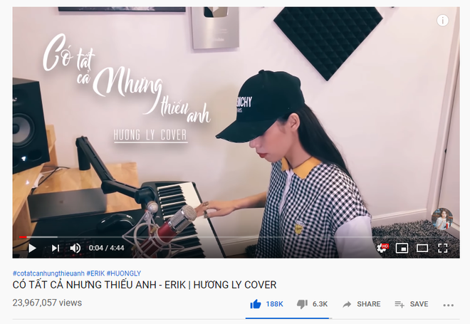 Nghe thì vô lý nhưng lại là chuyện thật: Hương Ly cover Có Tất Cả Nhưng Thiếu Anh mà lượt view vượt luôn MV chính của Erik - Ảnh 2.