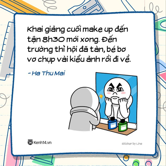 Khai giảng ai háo hức thì háo thức chứ ngẫm ra cũng nhiều kỉ niệm đáng để... rén ra phết - Ảnh 3.