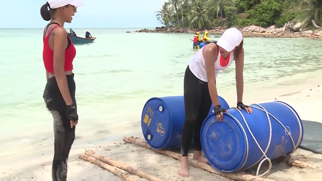 Cuộc đua kỳ thú tập cuối: Lê Xuân Tiền gắt với Đỗ Mỹ Linh - HHen Niê la hét khi nhảy từ độ cao tòa nhà 12 tầng - Ảnh 3.