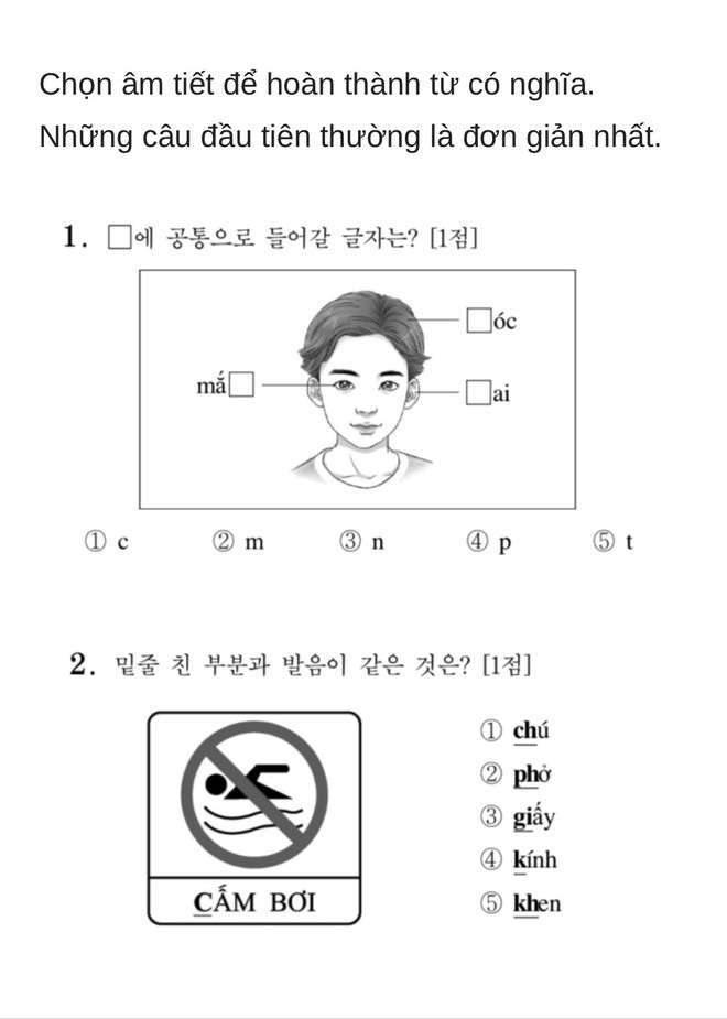 Bạn biết không, thi Đại học ở Hàn Quốc có môn Tiếng Việt và đây là đề thi siêu khó của năm nay - Ảnh 1.