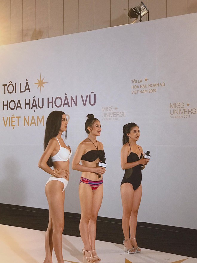 Lộ ảnh body chưa photoshop của Th&uacute;y V&acirc;n, Hương Ly v&agrave; d&agrave;n th&iacute; sinh casting Hoa hậu Ho&agrave;n vũ: Ai đ&aacute;ng gờm nhất? - Ảnh 1.