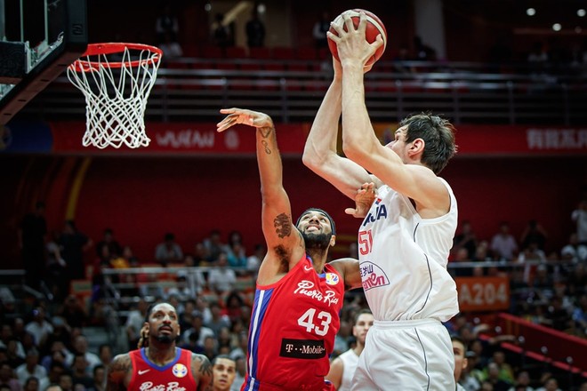 Thắng áp đảo Puerto Rico, Serbia mở đầu thuận lợi ở vòng 2 FIBA World Cup 2019 - Ảnh 1.