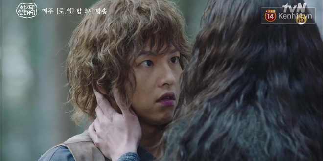 Arthdal Niên Sử Kí tập 14: Song Joong Ki xuất thần đấu tay đôi với gấu giữa rừng tuyết - Ảnh 8.