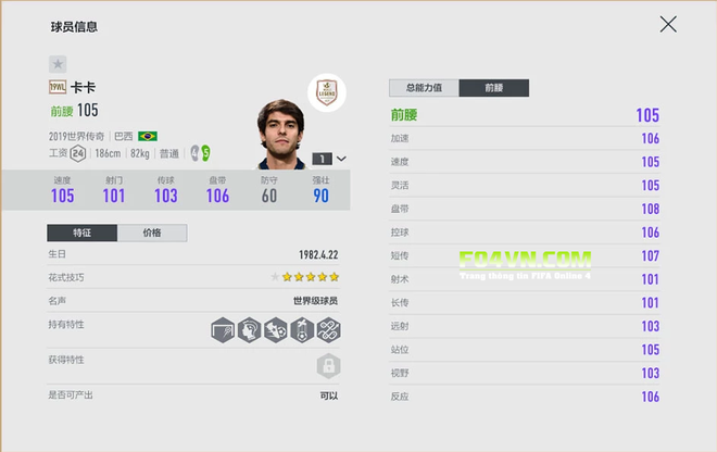 Thiên thần Kaka đã có mặt trong FIFA 20 với thẻ ICON, một ngày không xa sẽ là trên FIFA Online 4 - Ảnh 6.