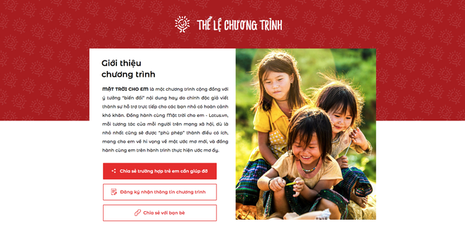 Chương tr&igrave;nh cộng đồng Mặt trời cho em - đ&atilde; đến l&uacute;c ch&uacute;ng ta cần c&oacute; c&aacute;ch nh&igrave;n, c&aacute;ch l&agrave;m mới đối với việc l&agrave;m từ thiện - Ảnh 3.