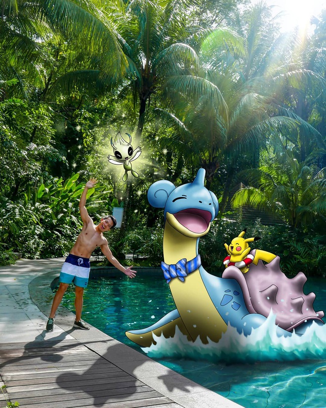 Đi du lịch với… Pokemon? Chuyện nghe vô lý nhưng thực ra lại rất thuyết phục bởi bàn tay photoshop “thần thánh” của chàng trai này - Ảnh 2.