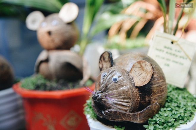 Dừa hình con chuột độc đáo ở Sài Gòn giá gần 1 triệu đồng, khách nườm nượp đặt hàng dịp Tết Canh Tý 2020 - Ảnh 4.