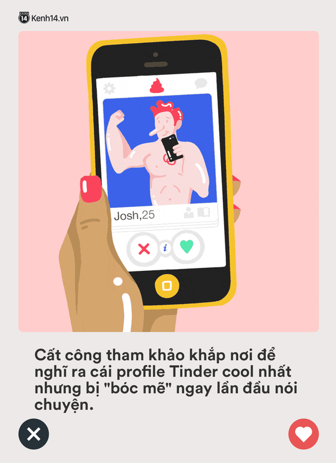 Loạt tình huống siêu khó xử ai cũng từng gặp phải khi chơi Tinder: Những lúc thế này có nhiều nụ cười tự tin thì toang vẫn hoàn toang! - Ảnh 15.