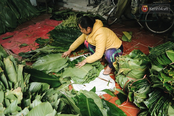 Ảnh: Về làng bánh chưng trứ danh Tranh Khúc giữa thời điểm giá thịt lợn tăng “phi mã” - Ảnh 8.