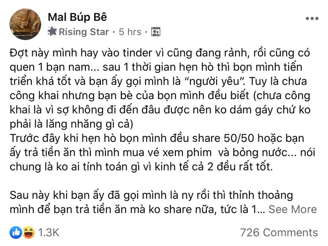 Cãi nhau vì thói quen xin người yêu tiền lẻ, cô gái đăng đàn thắc mắc: Xin không quá 500k/tháng liệu có gọi là đào mỏ? - Ảnh 1.