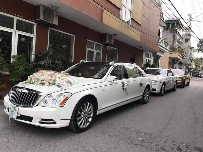 X&ocirc;n xao đ&aacute;m cưới bạc tỷ của con nh&agrave; đại gia ở Quảng Ninh: Đ&oacute;n d&acirc;u bằng xế hộp Maybach, thực đơn to&agrave;n sơn h&agrave;o hải vị - Ảnh 4.