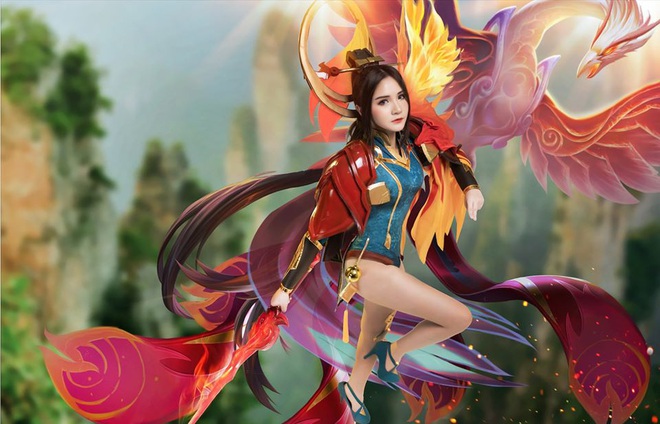 Liên Quân Mobile: Trang phục Tết Canh Tý Butterfly Phượng Cửu Thiên có bộ cosplay xinh đẹp tựa thiên thần, ngắm mãi chẳng chán! - Ảnh 8.