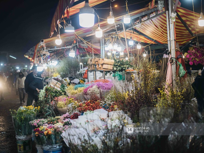 Sáng sớm cuối năm ở chợ hoa hot nhất Hà Nội: người qua kẻ lại tấp nập suốt cả đêm, nhiều bạn trẻ cũng lặn lội dậy sớm đi mua hoa - Ảnh 8.