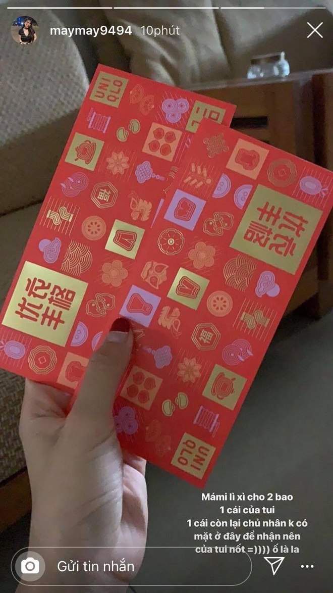 Ngay buổi sáng đầu năm mới, bạn gái tin đồn của tiền vệ U23 Việt Nam phấn khích với tiếng ting ting - Ảnh 2.