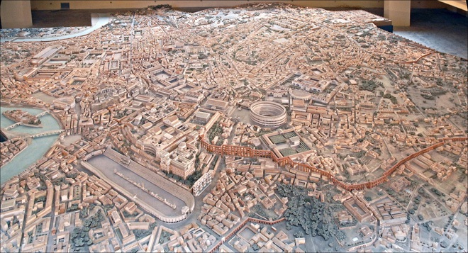  Chiêm ngưỡng mô hình thành Rome cổ đại chi tiết nhất thế giới, mất gần 40 năm mới làm xong  - Ảnh 1.