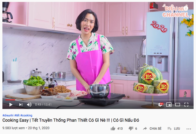 Gái đảm Vbiz gọi tên Diệu Nhi: Từ trước Giao thừa đã quay vlog nấu món ăn ngày Tết, dù… “có biết gì đâu mà dạy” - Ảnh 5.