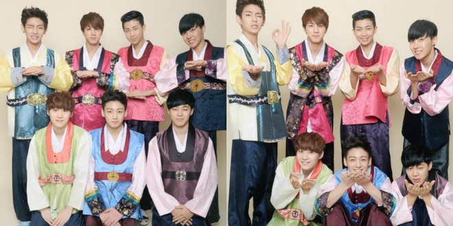 BTS lột xác khi diện hanbok trên show thực tế nhân dịp đầu năm mới - Ảnh 1.