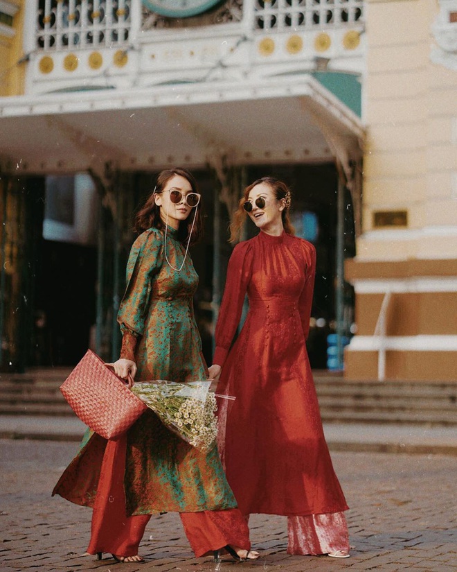Học Hà Tăng, Yến Trang, Yến Nhi chọn giày dép kết hợp cực nuột với áo dài, đã vậy còn tôn dáng hết cỡ - Ảnh 6.
