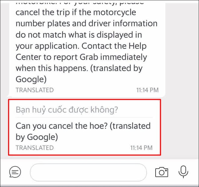 Nhắn tin sai chính tả lại kết hợp cùng Google dịch, những tài xế công nghệ khiến du khách sợ xanh mặt với loạt hiểu lầm khó đỡ - Ảnh 4.