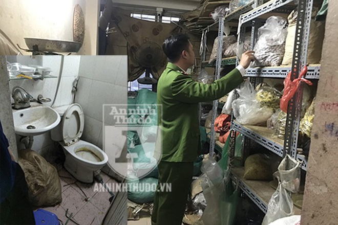 Đột k&iacute;ch cơ sở chế biến &ocirc; mai trong&hellip; nh&agrave; vệ sinh để tung ra thị trường b&aacute;n dịp Tết - Ảnh 2.
