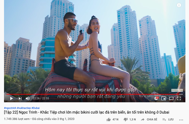 “Đặt cược tính mạng” bay lượn trên bầu trời Dubai, Ngọc Trinh lộ vẻ mặt thất thần nhưng vẫn cực đáng yêu: Ai dám nói chị bánh bèo nữa? - Ảnh 1.