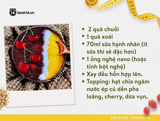 Gợi ý bữa sáng với smoothie bowl hấp dẫn từ cô gái Sài thành giúp da sáng, bụng nhỏ hơn - Ảnh 5.