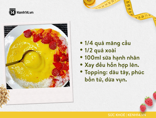 Gợi ý bữa sáng với smoothie bowl hấp dẫn từ cô gái Sài thành giúp da sáng, bụng nhỏ hơn - Ảnh 9.