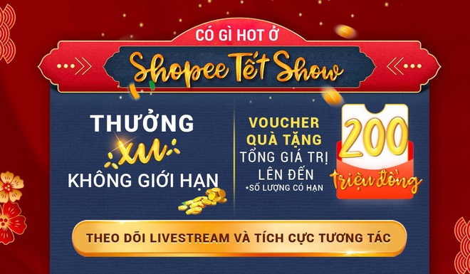 Cùng Shopee Tết Show rước lộc đầu năm, mừng xuân Canh Tý - Ảnh 2.
