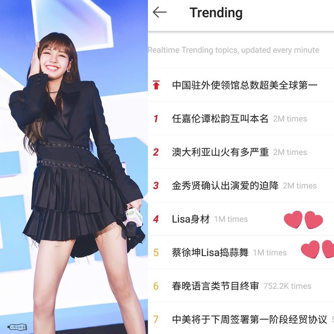 Đẳng cấp của Jisoo – Lisa khi cùng diện váy ngắn khoe chân thon: Người thống trị Weibo, người phá đảo Twitter - Ảnh 4.