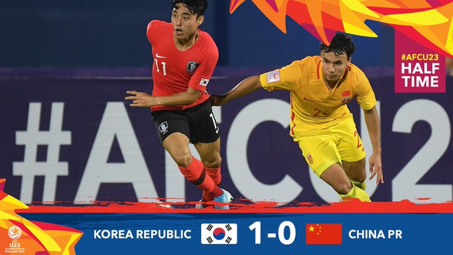 C&oacute; b&agrave;n thắng ở đ&uacute;ng gi&acirc;y cuối c&ugrave;ng, đ&agrave;n em của Son Heung-min chật vật vượt qua Trung Quốc 1-0 trong ng&agrave;y ra qu&acirc;n tại VCK U23 ch&acirc;u &Aacute; - Ảnh 3.