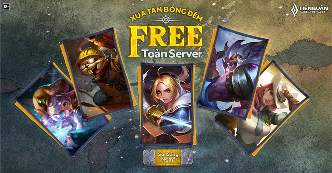 Liên Quân Mobile: Garena tặng toàn server 5 skin, cách nhận cực kỳ đơn giản - Ảnh 2.