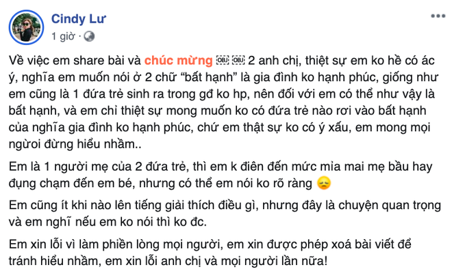 Bị chỉ trích có lời chúc kém duyên dành cho con của Đông Nhi - Ông Cao Thắng, vợ cũ Hoài Lâm nói gì? - Ảnh 3.