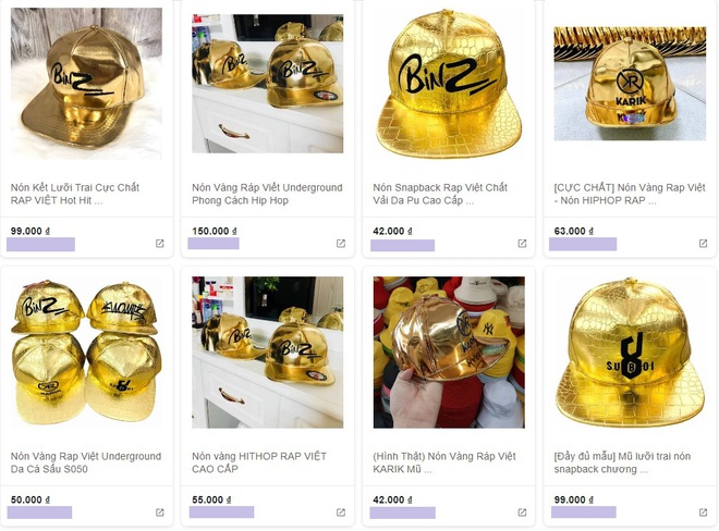Nón vàng danh giá của Rap Việt bị làm fake nhan nhản, bán tràn vỉa hè với giá chỉ vài chục nghìn - Ảnh 5.