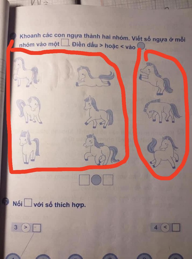 Một bài toán so sánh lớn nhỏ của lớp 1 cũng khiến phụ huynh xoắn não đến mức cãi nhau ỏm tỏi, lý do cũng vì đề bài quá lắt léo - Ảnh 2.