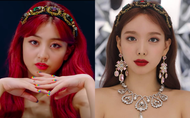 Nghèo như JYP: Có mỗi cái vòng đính đá mà bắt TWICE đeo từ MV này sang MV khác - Ảnh 2.