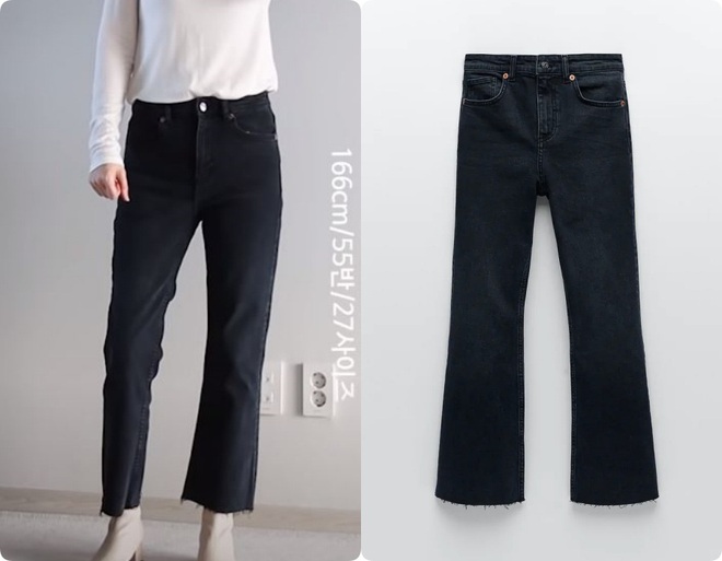 Thử 5 d&aacute;ng quần jeans của Zara, n&agrave;ng blogger xứ H&agrave;n chỉ lu&ocirc;n n&ecirc;n chọn chiếc n&agrave;o, bỏ qua chiếc n&agrave;o nếu bạn c&oacute; mỡ bụng - Ảnh 12.