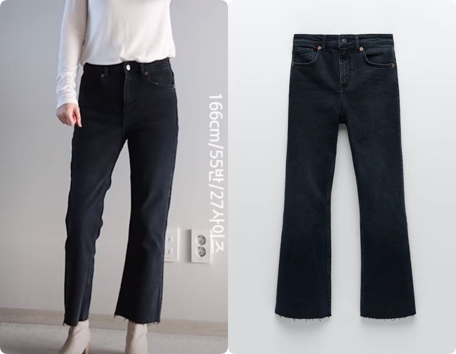 Thử 5 dáng quần jeans của Zara, nàng blogger xứ Hàn chỉ luôn nên chọn chiếc nào, bỏ qua chiếc nào nếu bạn có mỡ bụng - Ảnh 12.