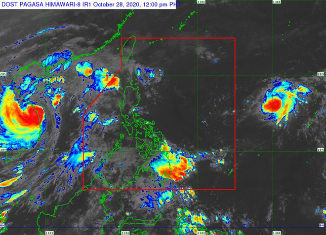 Áp thấp nhiệt đới mới sắp mạnh lên thành bão gần Philippines - Ảnh 1.