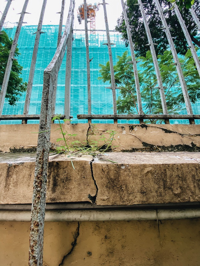 Bảo tàng Mỹ thuật 99 cửa ở trung tâm Sài Gòn bị sụt lún, nứt nghiêm trọng khiến du khách bất an - Ảnh 6.