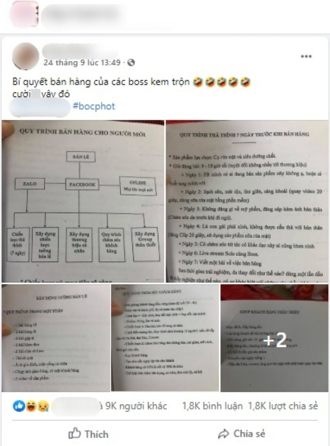 Hé lộ bán hàng chân kinh của hội bán kem trộn: Nhìn như sách marketing chuyên ngành nhưng soi được cả rổ lỗi chính tả - Ảnh 1.