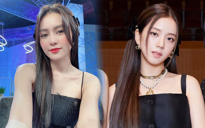 Ninh Dương Lan Ngọc để kiểu tóc Jisoo, mặc váy hao hao Jennie (BLACKPINK) - Ảnh 6.