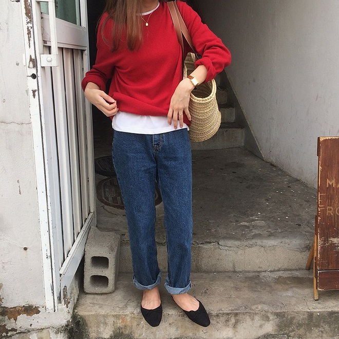 Mix & Phối - 5 công thức lên đồ mùa lạnh xinh ngất ngây mà hội gái Hàn đang thi nhau diện - chanvaydep.net 3